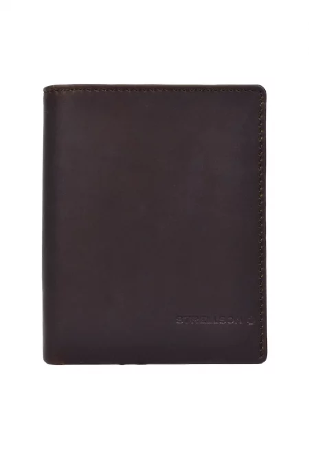 Кожен портфейл Brick Lane Jorge - Тъмнокафяв