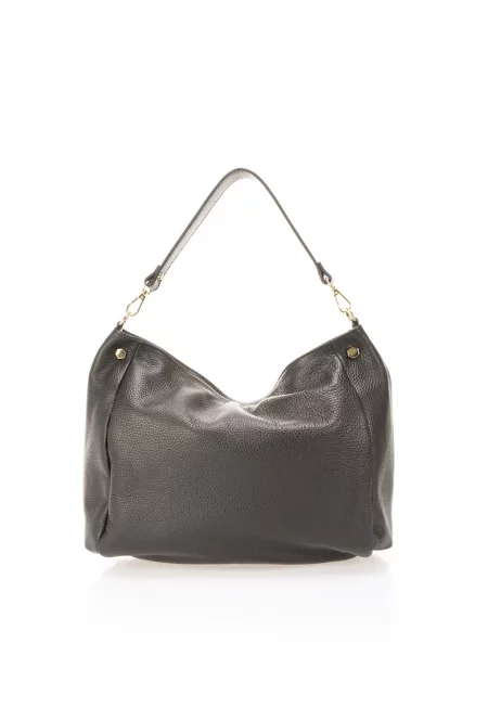 Кожена чанта - Черен