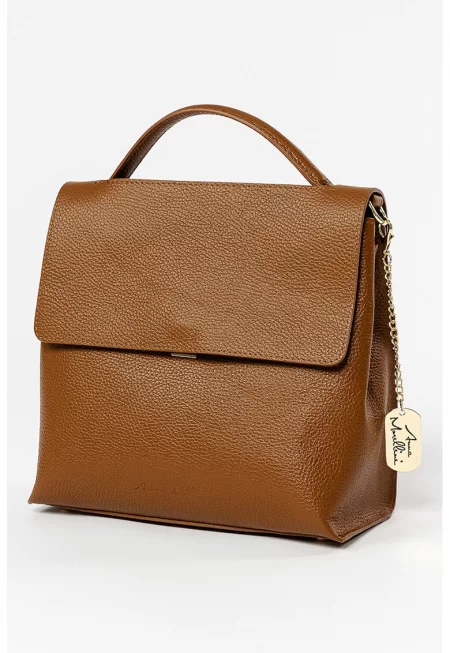 Кожена чанта за рамо с отделяща се презрамка