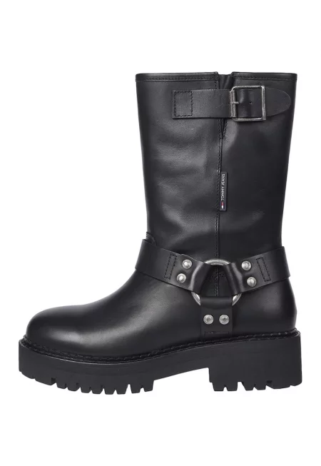 Кожени ботуши - Черен