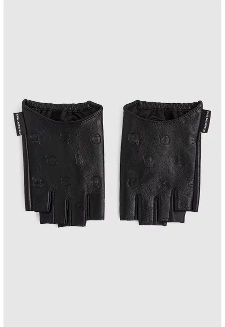 Кожени ръкавици без пръсти