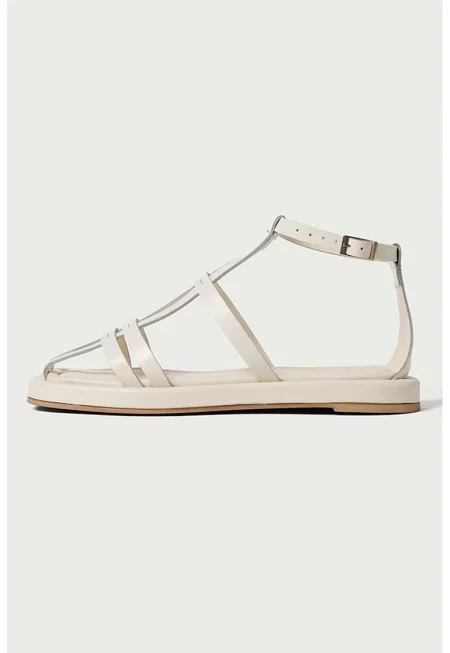 Кожени сандали Robyn - Крем