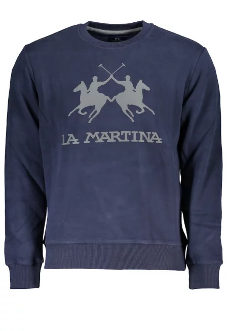 Мъжка блуза -  100% памук - синя - CCMF01FP109 - Син