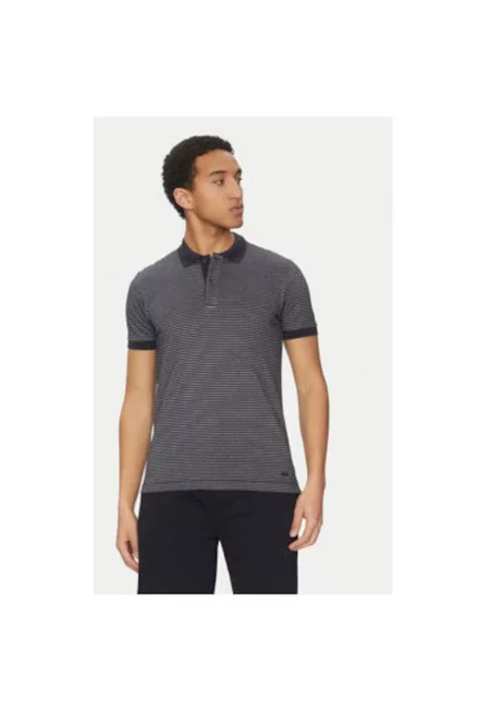 Мъжка поло риза  M5510N-T3250 - Памук - Тъмносин - Тъмносин