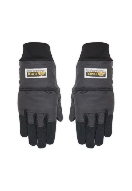 Мъжки ръкавици - Elmer - черни - материал - полиестер - L