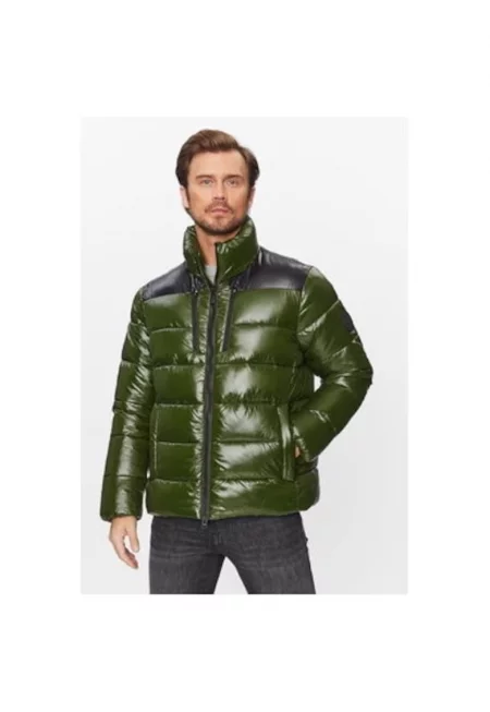 Мъжко яке -  303324186 - Найлон - Зелено - Зелен