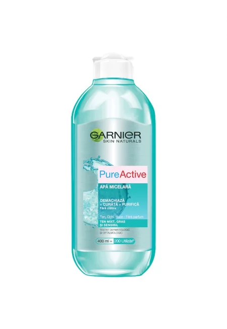 Мицеларна вода  Skin Naturals Pure Active - 400 мл