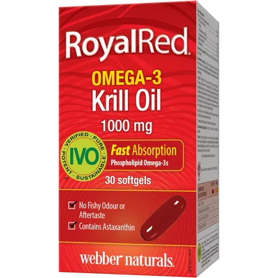 Омега-3 Крил масло RoyalRed®, 1000 mg x 30 софтгел капсули