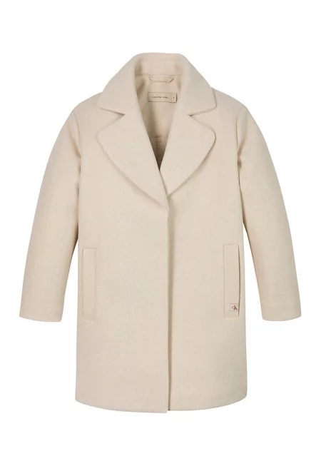 Палто с джобове встрани