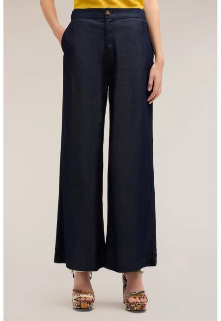 Прав панталон с висока талия