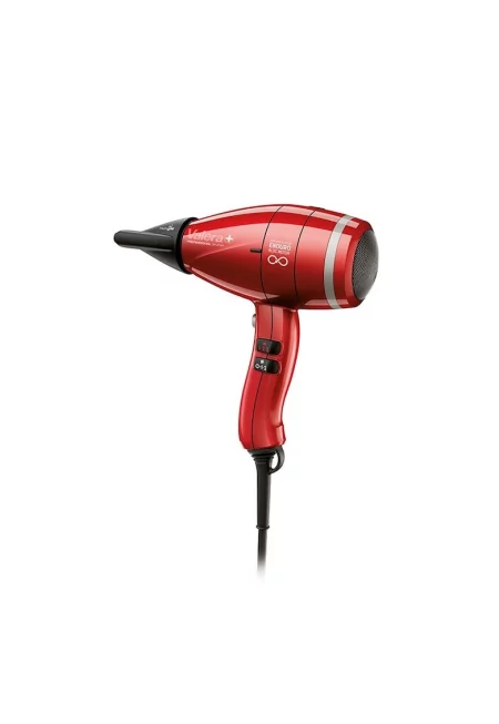 Професионален сешоар -  Swiss - функция за йонизация - Червен/Черен