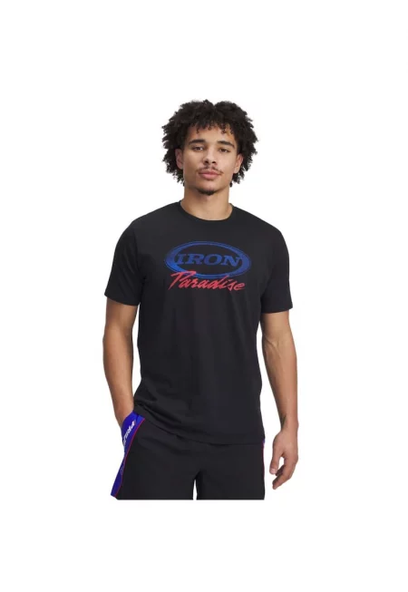 Project Rock Iron тениска 1389945-001 - мъжка - черна