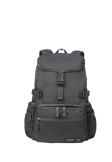 Раница с омекотен гръб - Черен