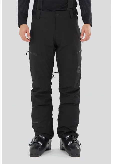 Ски панталон Teak с презрамки - Черен