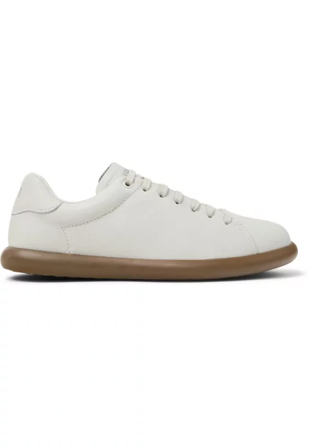 Спортни обувки Pelotas от еко кожа - Мръснобял