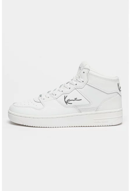 Спортни обувки с кожа - Бял/Сив