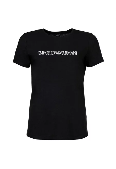 Тениска с лого - Черен