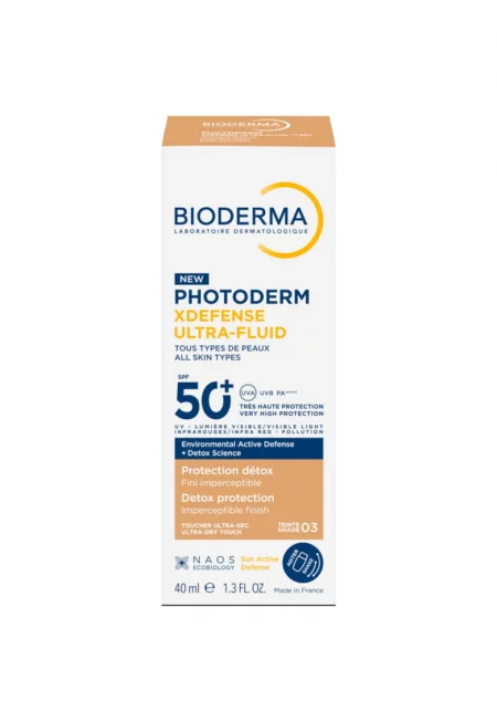 Тониращ флуид със слънцезащита  Photoderm XDefense - Phototype 3 - SPF 50 - 40 мл