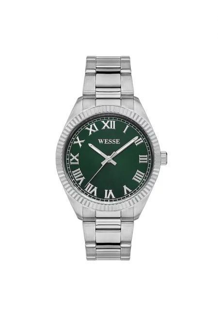 Унисекс часовник  WWG208104 41мм - метална каишка - водоустойчив на 5 ATM - метализиран цвят