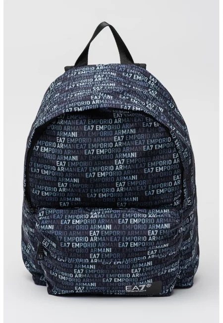 Унисекс раница с принт - 16.43 л - Бял/Ултрамарин синьо