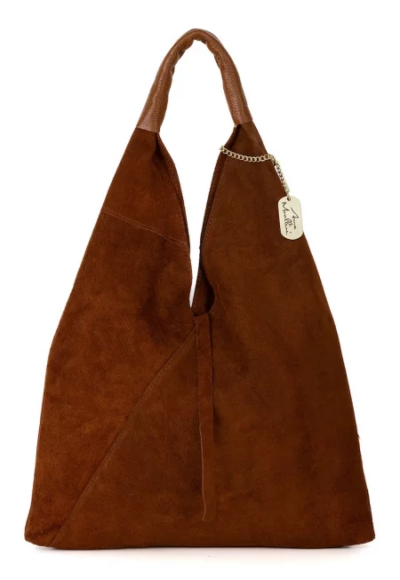Велурена чанта Хобо