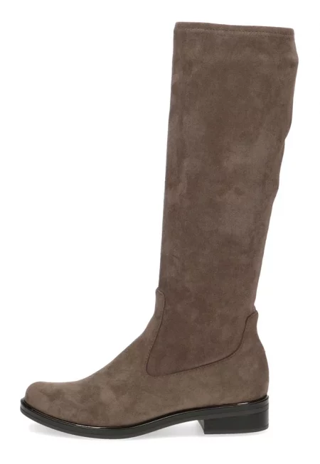 Високи ботуши с лесно обуване - Кафяв