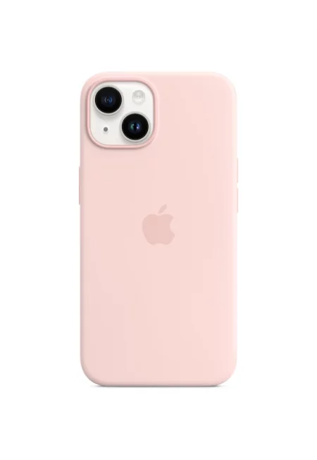 Защитен калъф  Silicone Case with MagSafe - За iPhone 14 - Chalk Pink