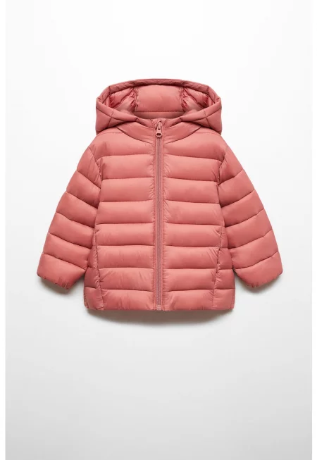 Зимно яке с качулка и джобове встрани