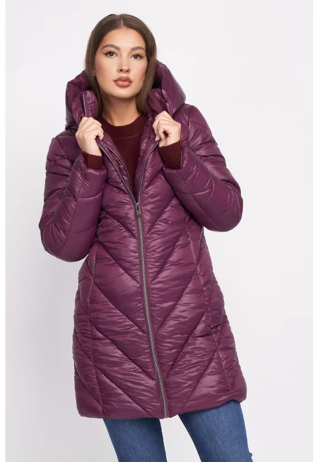 Зимно яке с качулка и вата