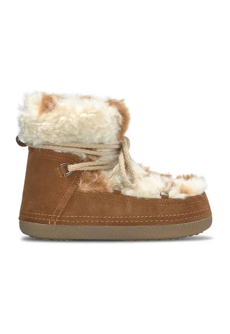 Боти с кожа