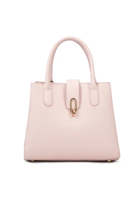 Чанта с допълнителна презрамка - Светлорозов