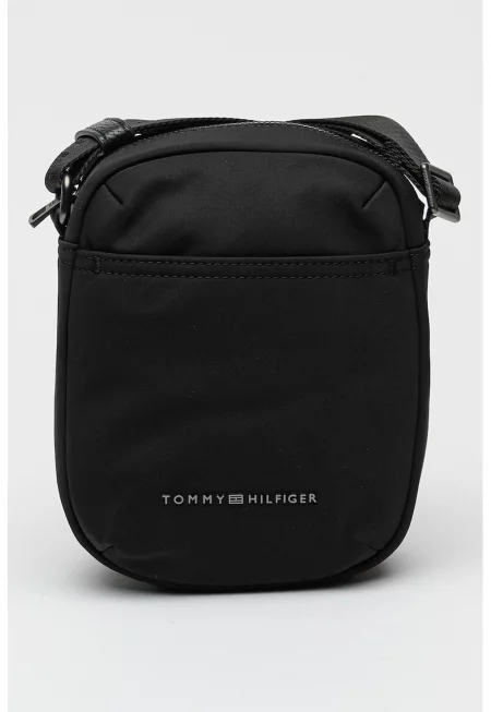 Чанта с лого - Черен