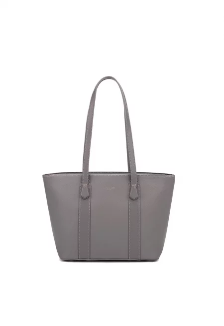 Чанта за рамо Elora от еко кожа - Сив