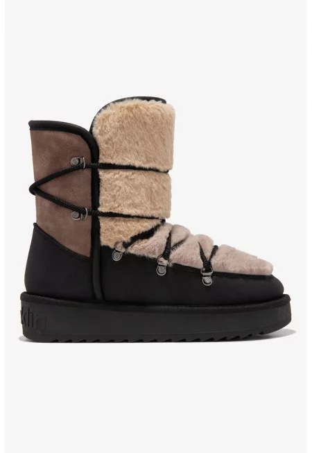 D. Franklin - Боти от еко пух с равна палтформа