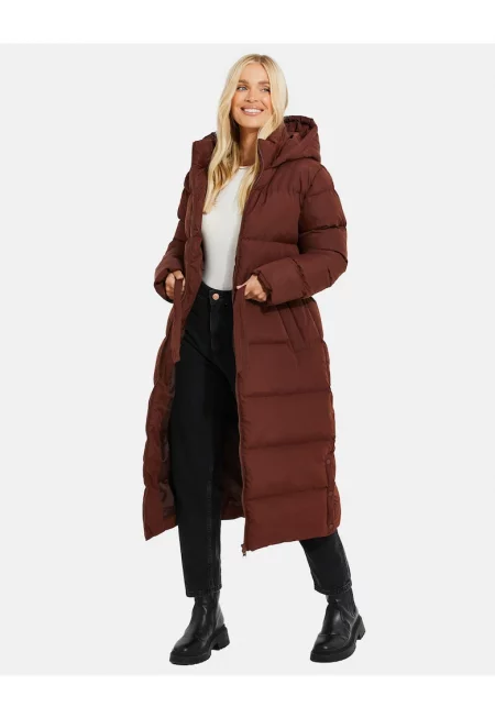 Дълго зимно яке Addison с качулка