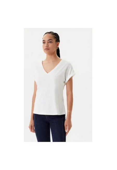 Дамска блуза  251-DORINA - Памук/Полиестер - Бяла