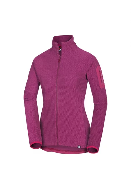 Дамска блуза от полар за трекинг Cevedale - Червен