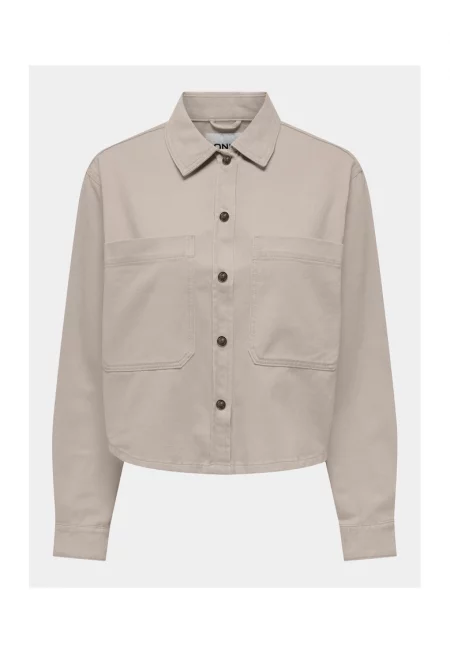 Дамска риза -  303387099 - Бежова - Памук