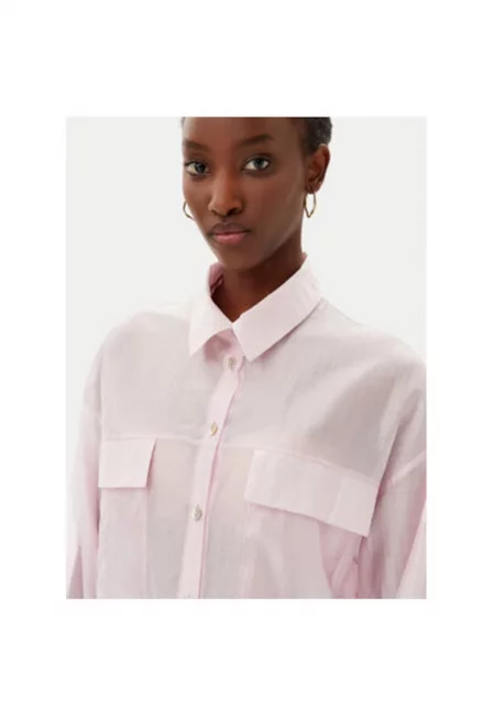 Дамска риза  CFC0123656003 - Лиосел/Полиестер - Розов