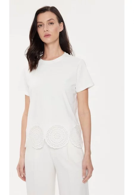 Дамска тениска -  210532 - Екрю - Памук -