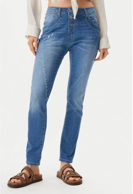 Дамски дънки  305299505 - Памук - Син