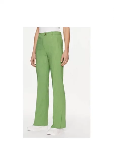 Дамски панталон -  303807146 - Вискоза - Зелен
