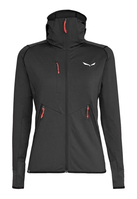 Дамски полар за трекинг  Agner Hybrid Polarlite Durastretch - Черен