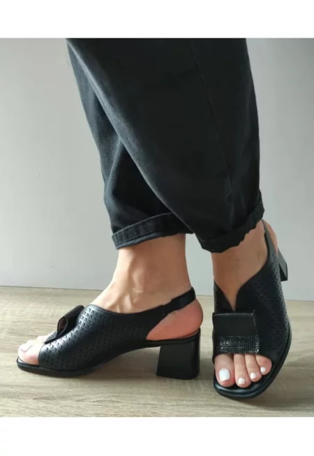 Дамски сандали  60003C 01-N - Елегантни - Черно - Черен