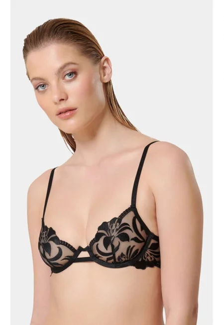 Дамски сутиен -  303951788 - Полиестер/Полиамид - Черен