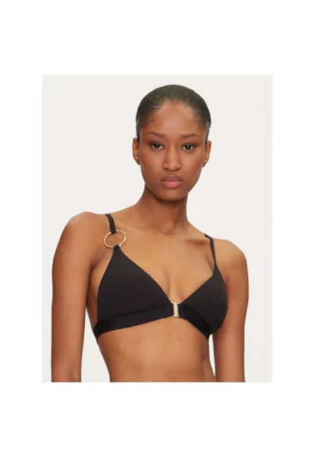 Дамско горнище на бански  C16ZQF 011 - Полиамид/Еластан - Черен