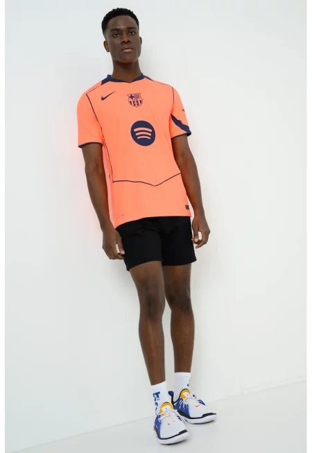 Футболна тениска F.C. Barcelona 2025/26 Total 90 - Оранжев/Ултрамарин синьо