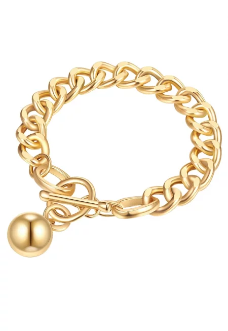 Гривна 22529 с 14K злато - Златист