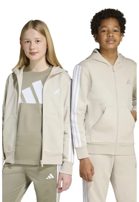 Худи със скосени джобове и цип