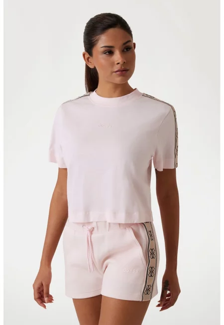 Къса памучна тениска